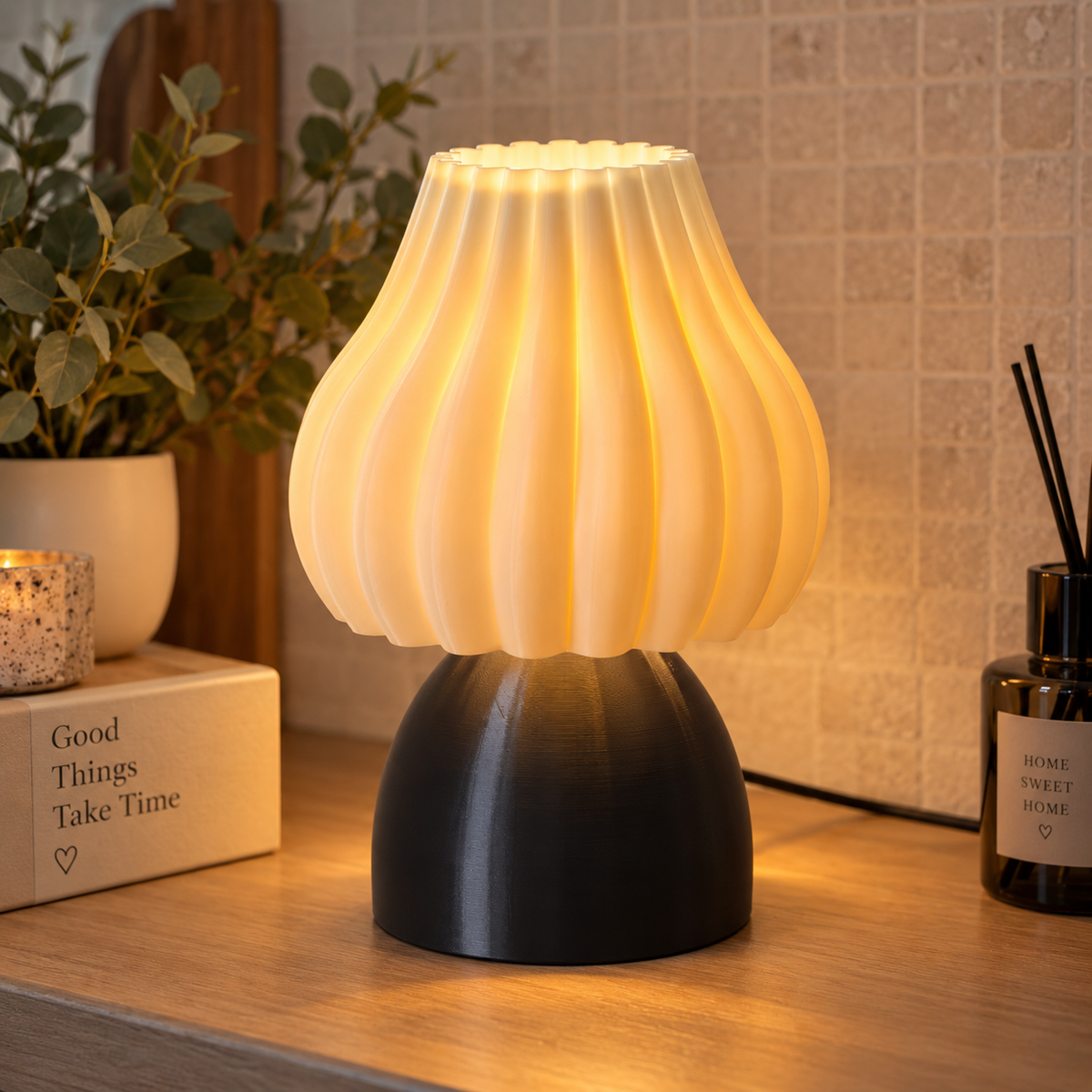 GLOW ONE – Lampe design Silver & Glow