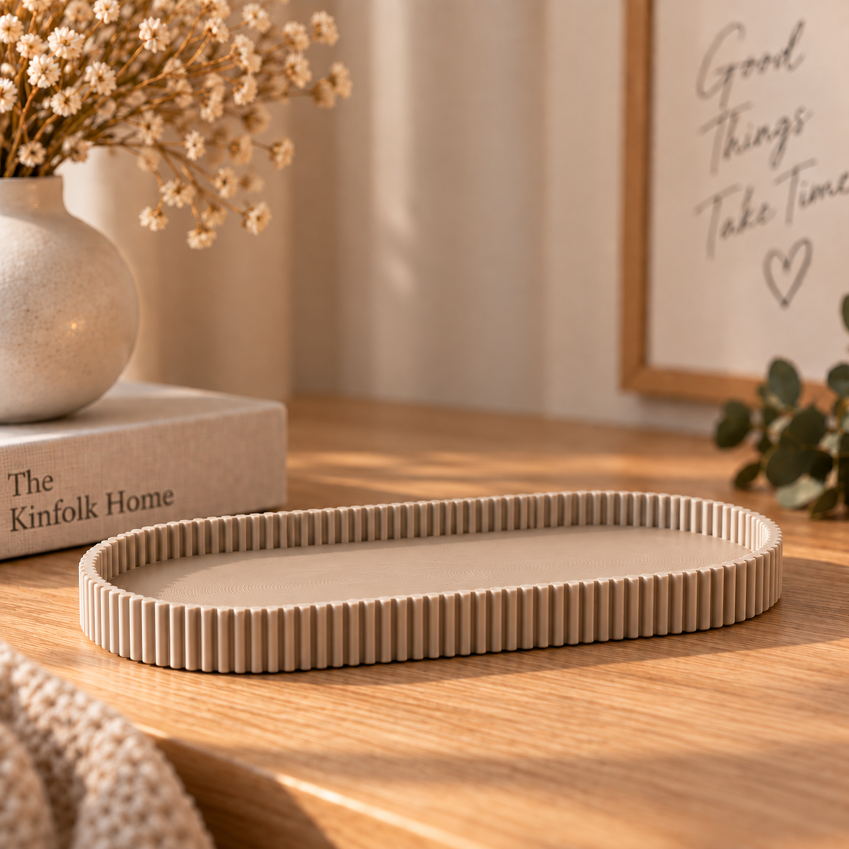 ALAZ – Bougeoirs & plateau design Silver & Glow