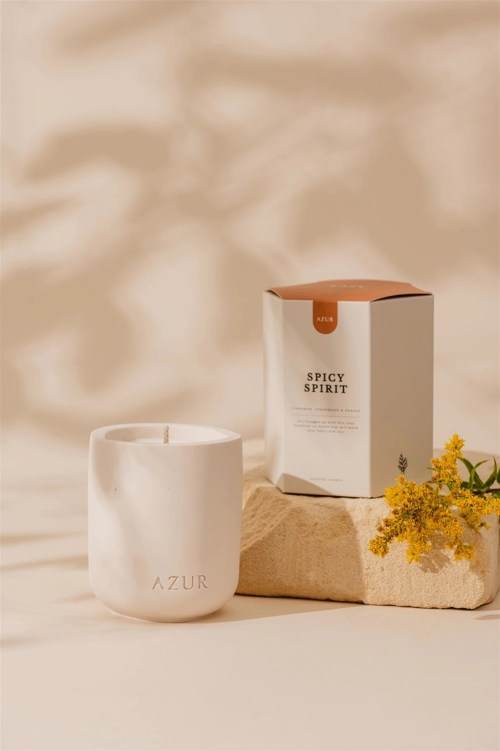 Bougie parfumée Silver & Glow – 5 senteurs