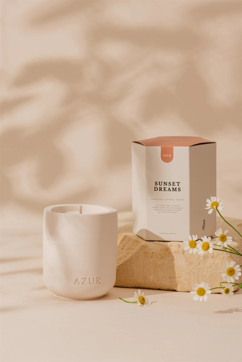 Bougie parfumée Silver & Glow – 5 senteurs