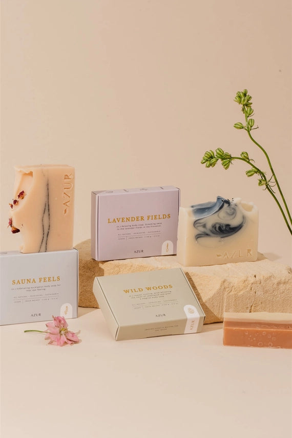 Savon naturel Silver & Glow – 5 senteurs