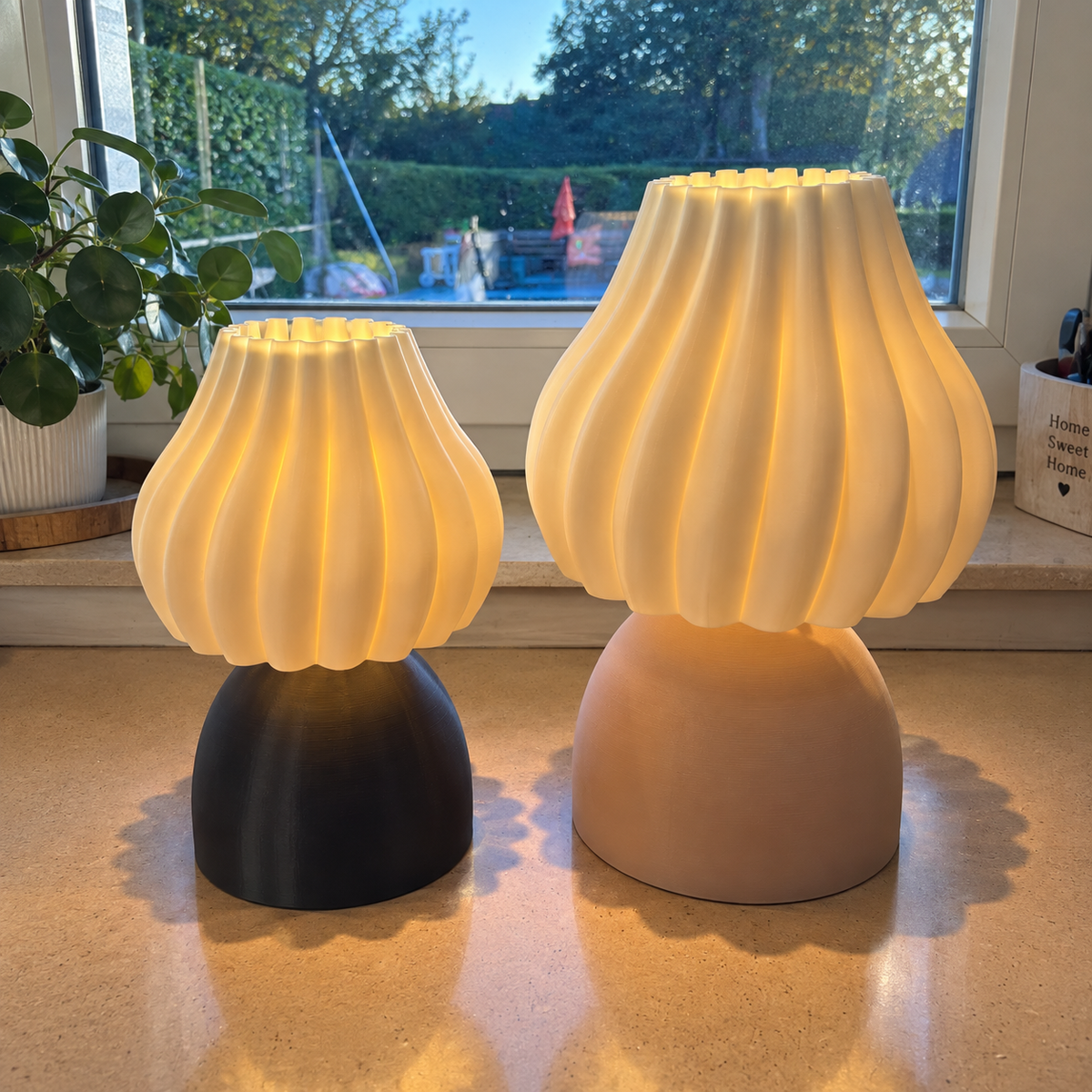 GLOW ONE – Lampe design Silver & Glow