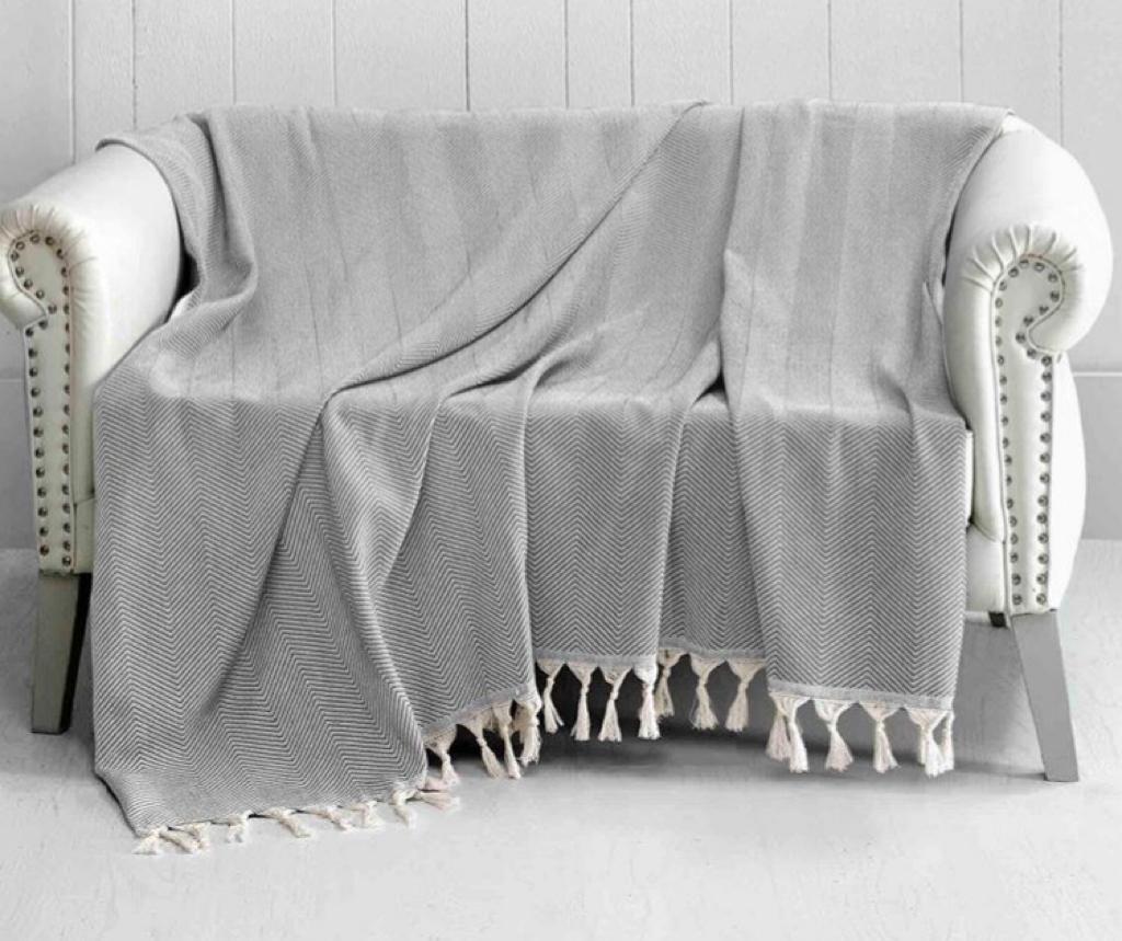 Plaid Ayvalik en coton tissé – Douceur naturelle