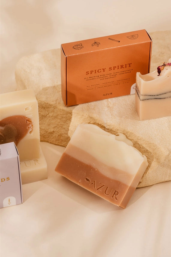 Savon naturel Silver & Glow – 5 senteurs