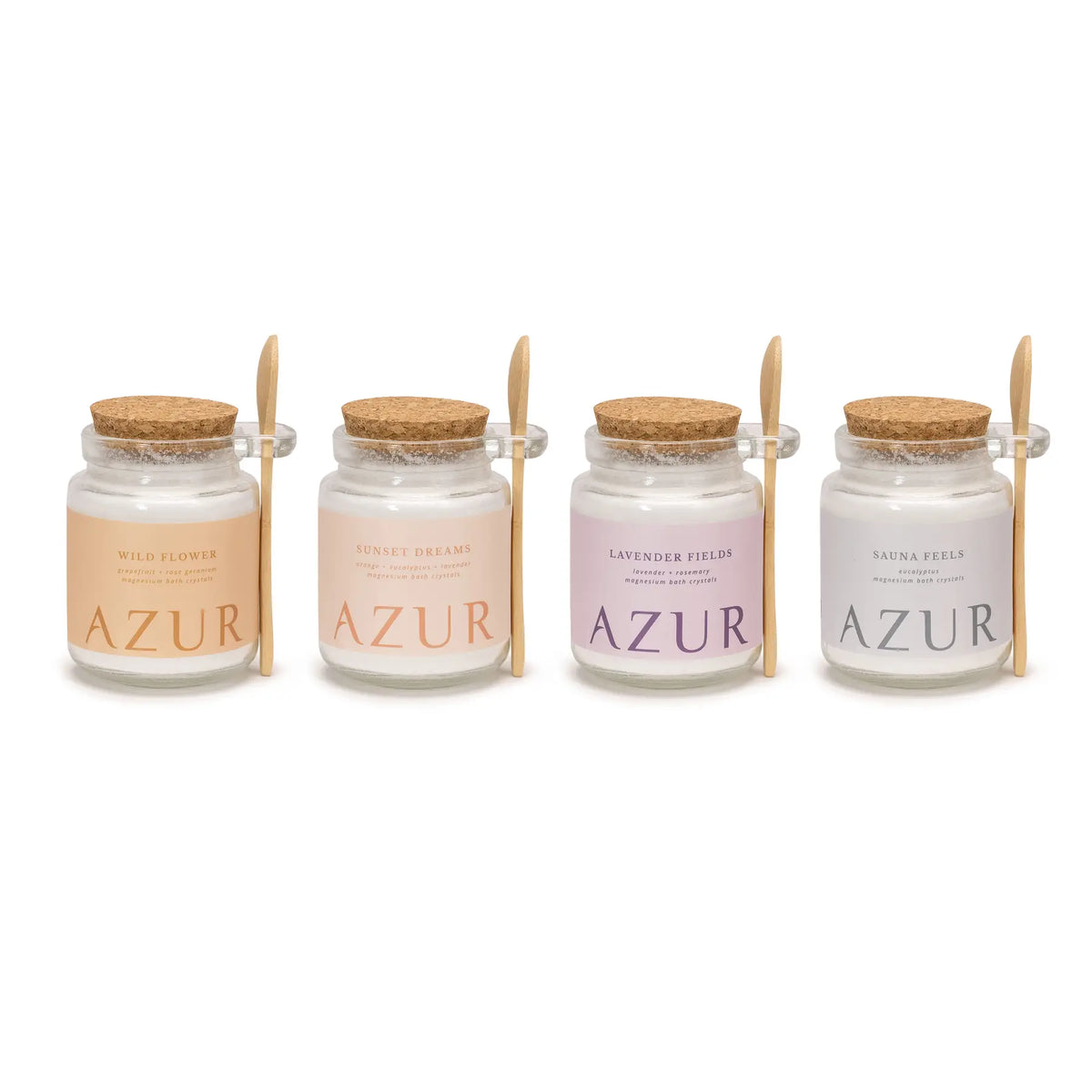 Sels de bain Silver & Glow - 4 senteurs